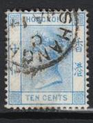 Hong Kong - 1891 QV 10c Sc# 45  (8536)
