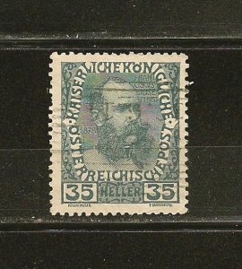 Austria SC#120 Franz Josef Middle Age Used