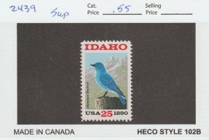 Scott# 2439 1990 25c Idaho Statehood Issue SUP MNH