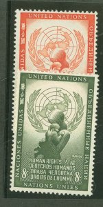 United Nations #29-30 Mint (NH) Single (Complete Set)