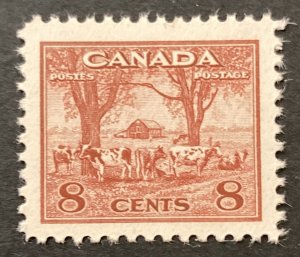 Canada 1942 #256, Farm Scene, Wholesale Lot of 5, MNH, CV $12