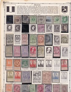 *KAPPYSSTAMPS BELGIUM COLLECTION 220+ STAMPS USED/MINT 46 PAGES (24 SHOWN)  BB6