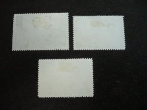 Stamps - Cuba - Scott# 1207 - 1209 - Used Set of 3 Stamps