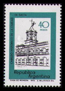 ARGENTINA 1978 40p #1163 CITY HALL, SALTA VF MNH STAMP (V804)