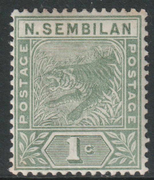 Malaya Negri Sembilan Scott 2 - SG2, 1891 Tiger 1c MH*