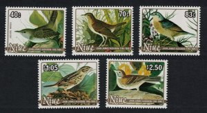 Niue Birds Audubon 5v 1985 MNH SG#581-585