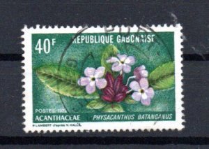 GABON - 1972 - FLOWERS - ACANTHACEAE - Used - 40f -