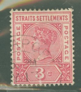 Straits Settlements #84v  Single