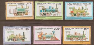 TOGO 1996 RAILWAY MNH