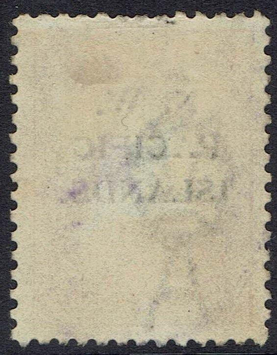 NWPI NEW GUINEA 1918 KANGAROO 5/- 3RD WMK USED