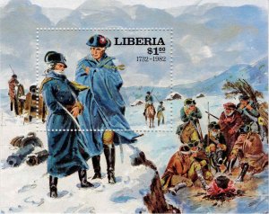 Liberia 1981 Sc 922 George Washington Souvenir Sheet S/S MNH Minisheet