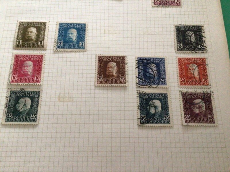 Bosnia and Herzegovina mounted mint and used  stamps  A10654