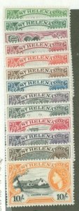 St. Helena #140-152 Unused Single (Complete Set)