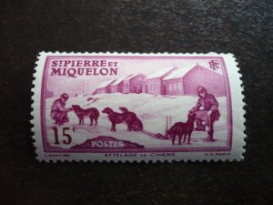 Stamps - St. Pierre Miquelon - Scott# 177-Mint Never Hinged Part Set of 1 Stamp