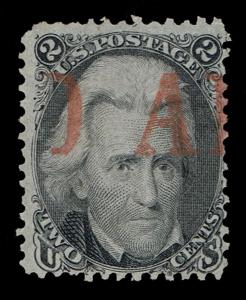 GENUINE SCOTT #73 USED EXCEPTIONAL RED 'PAID ALL' CANCEL - ESTATE CLOSEOUT