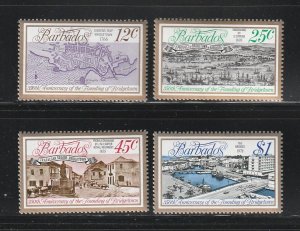 Barbados 470-473 Set MNH Bridgetown