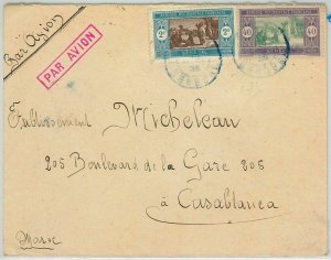 45220 - SENEGAL - POSTAL HISTORY: AIRMAIL LETTER to MOROCCO Morocco 1928-