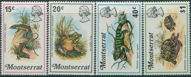 Montserrat 1972 SG291-294 Reptiles set MNH