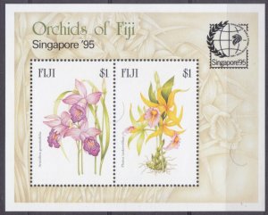 1996 Fiji 739-740/B16 Flowers 9,50 €