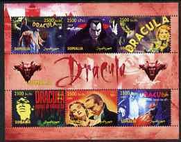 SOMALIA - 2004 - Dracula - Perf 6v Sheet - MNH - Private Issue