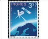 Norway NK 1111   C.E.P.T.- Europe in space 3.2 Krone Multicolor