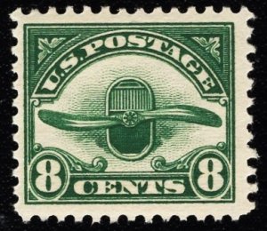 US C4 MNH VF 8 Cent Radiator and Wooden Propeller