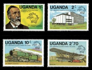 Uganda 1981 - HEINRICH VON STEPHAN UPU 150th - Set of 4 (Scott #310-13) - MNH