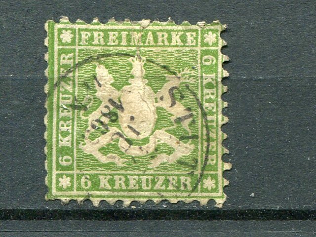 Wuerttemberg #32  Used F-VF Cat $200 - Lakeshore Philatelics