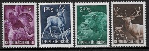 Austria #640-3 MNH Set - Hunting Council - Wild Animals