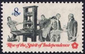 SC#1476 8¢ American Bicentennial Issue: Printer and Patriots (1973) MNH