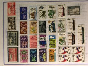 Collection of Great Britain stamps