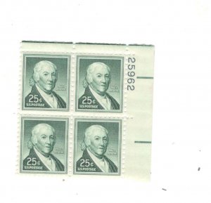 US SCOTT# 1048 PLATE BLOCK OF 4 MNH