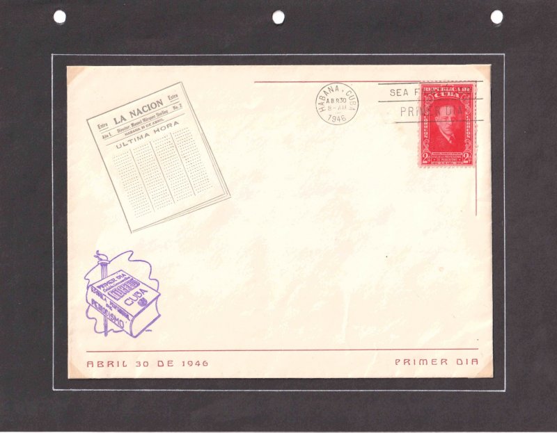 CUBA COLLECTION LOT 403 FIRST DAY COVERS MNH CROSS GUTTER BLOCKS  5 SCANS