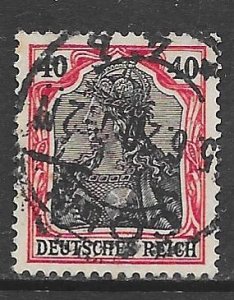 Germany 87: 40pf Germania, used, F-VF