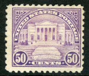 USA 1922 Fourth Bureau 50¢ Amphitheater Perf 11 Scott 570 MNH G221