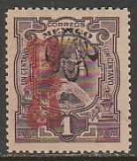 MEXICO 540, 1¢ Corbata + CARRANZA OVERPRINTS, UNUSED, HINGED, ORIGINAL GUM. F.