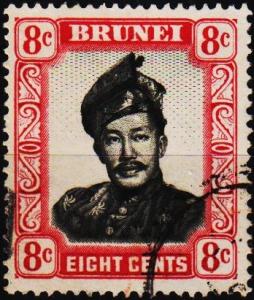 Brunei. 1952 8c. S.G.123 Fine Used