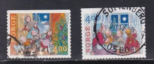 Norway # 1240-1241, Christmas, Used