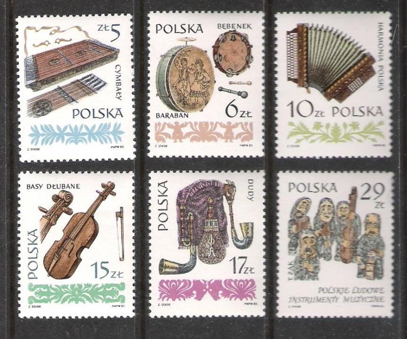 Poland 2603-8 MNH Complete Set