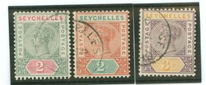 Seychelles #1-3 Used Single