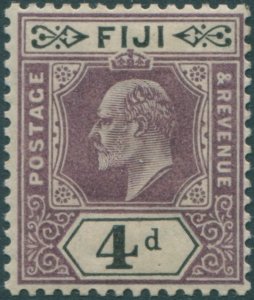 Fiji 1903 SG109 4d dull purple and black KEVII MLH