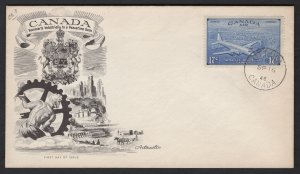FDC CE4 1946 17c SD Air. $20