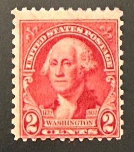 Scott#: 707 - Washington at 64 2c 1932 Single Stamp MLHOG - Lot 9