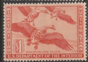 U.S. Scott Scott #RW11 Duck Stamp - Mint NH Single