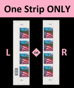 US 3449 Old Glory over Farm First Class 34c plate strip 4 P3333 MNH 2001