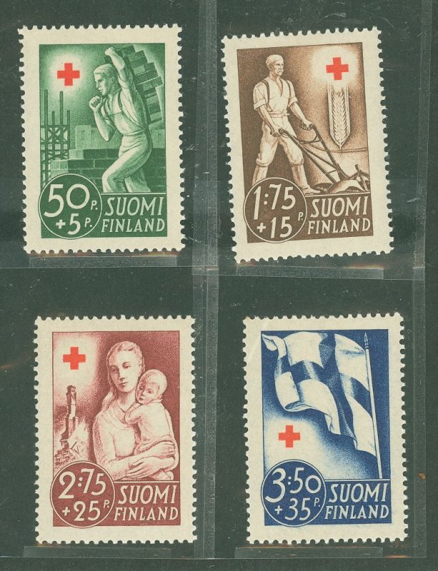 Finland #B44-B47  Single (Complete Set)