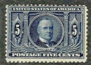 [FE]  US #326 Mint-NH 1904 'LOUISIANA PURCHASE CENTENNIAL EXPO' ...Ships Free