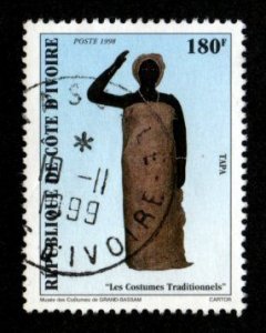 Ivory Coast #1025 used