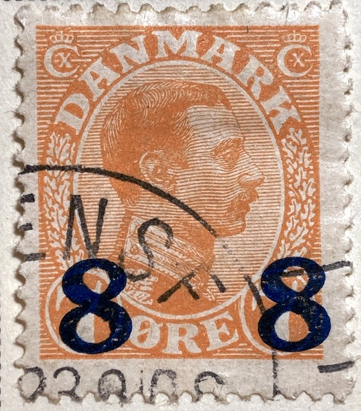 AlexStamps DENMARK #161 VF Used 