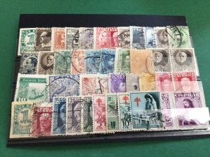 Spain mounted mint and used vintage stamps Ref 62017 